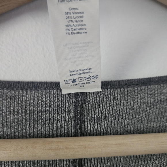 Lululemon After Asana Wrap Gray Reversible Cardigan Sweater Size OS - Picture 7 of 11